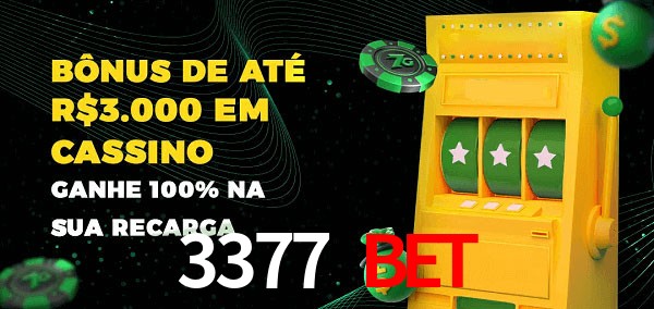 3377 bet melhor bônus de depósito